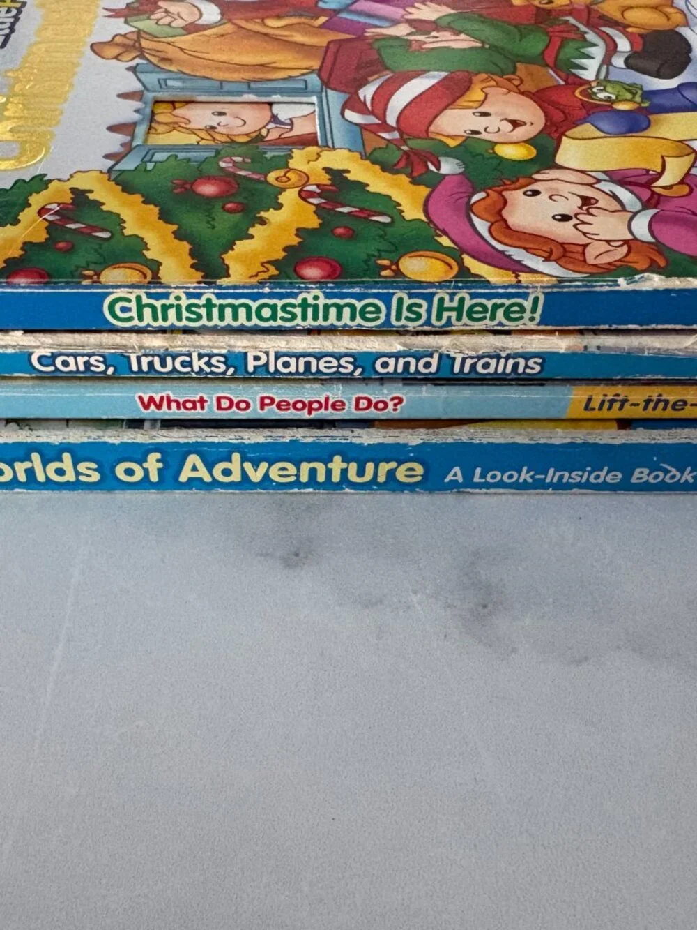 Fisher Price Little People bundle of 4 board books